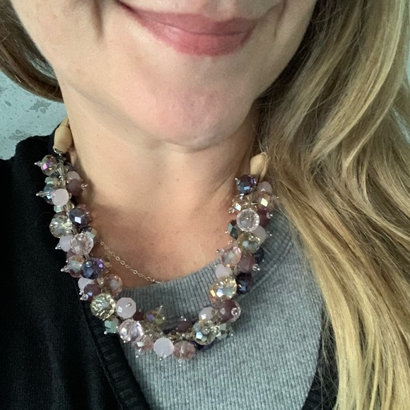 Ali-Khan NY purple beaded necklace - Picture 12 of 14